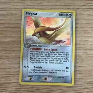 Pidgeot grey/silver holographic 2004 Nintendo Pokémon card